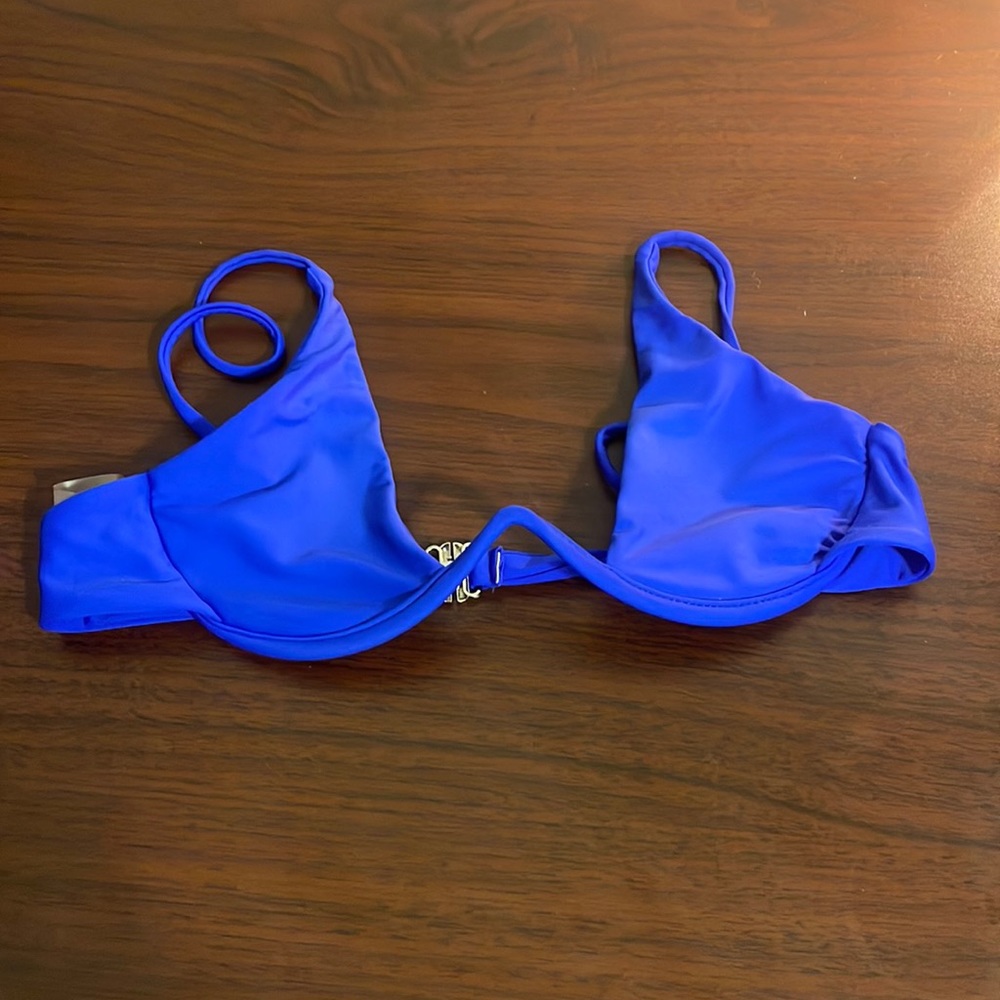 Royal blue bikini top